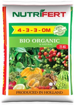 Phân hữu cơ NUTRIFERT 4-3-3+65